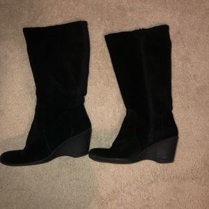 Suede Naturalizer Wide Calf Boots